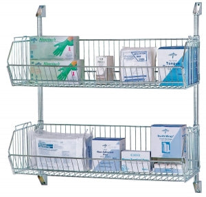 Cantilever, 48" x 34", Chrome, with (2) 1448BC Baskets (DROP SHIP ONLY)