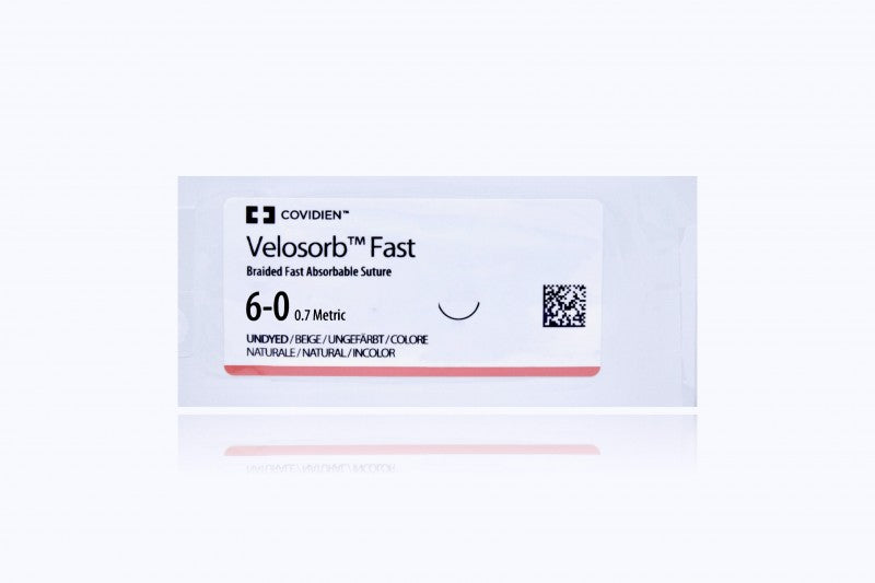 Suture, Absorbable, Size 6-0, 18", Undyed, P-10 Needle, 36/cs (Continental US Only)
