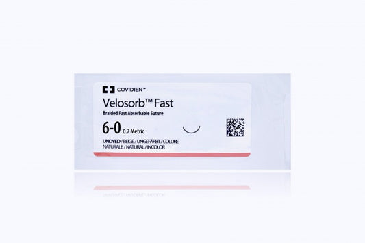 Suture, Absorbable, Size 6-0, 18", Undyed, P-10 Needle, 36/cs (Continental US Only)