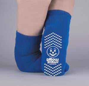 Slipper Socks, Pillow Paws Single Imprint Terries, Adult 3XL Bariatric, Royal Blue, 48pr/cs