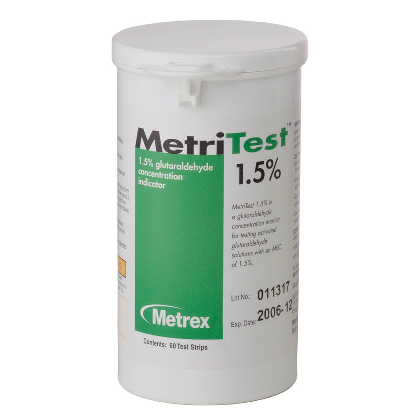 MetriTest 1_, For 14 Day Use Life, 60 strips/bottle, 2 btl/cs (US Only)