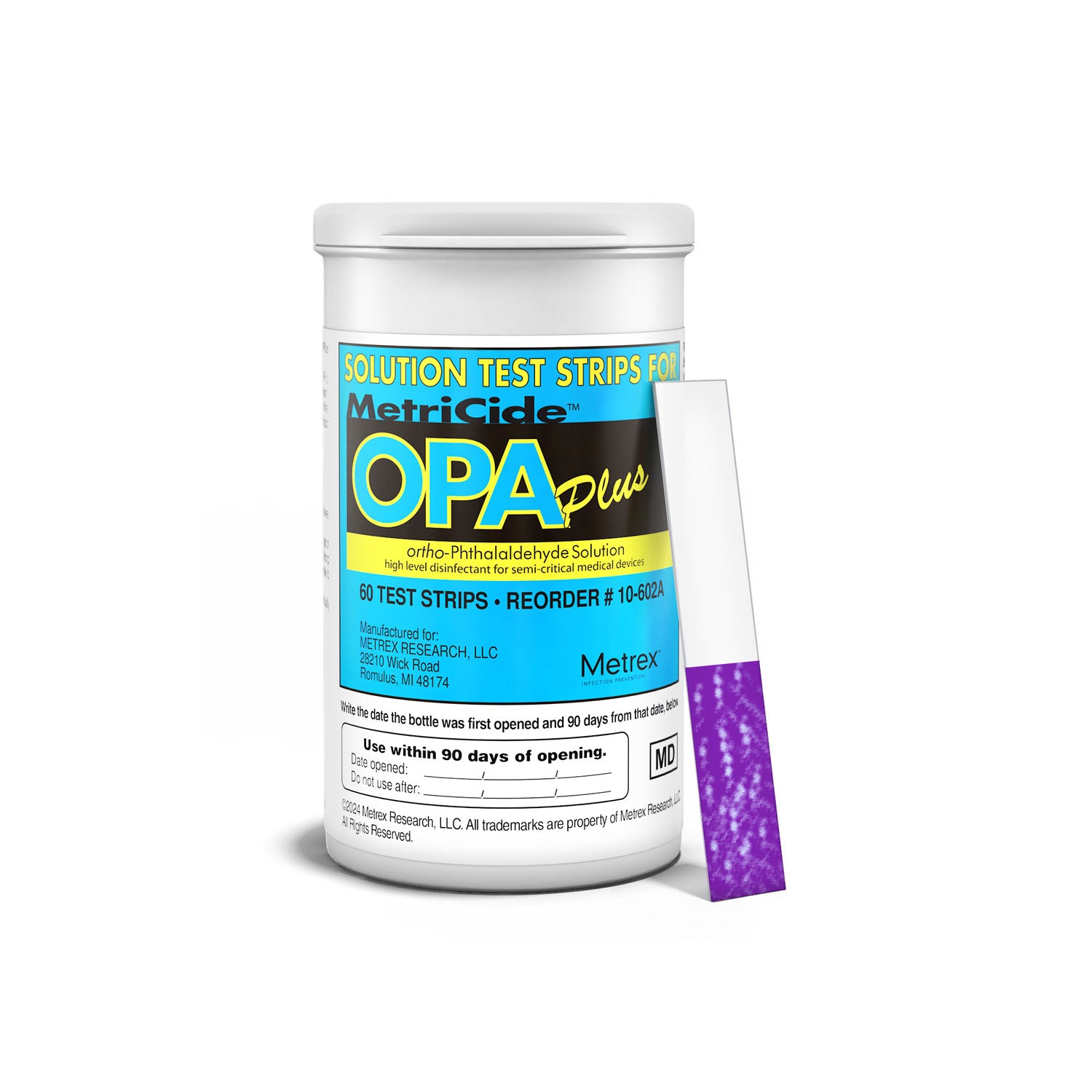 Test Strips OPA Solution, 60/btl, 2 btl/cs (US Only)