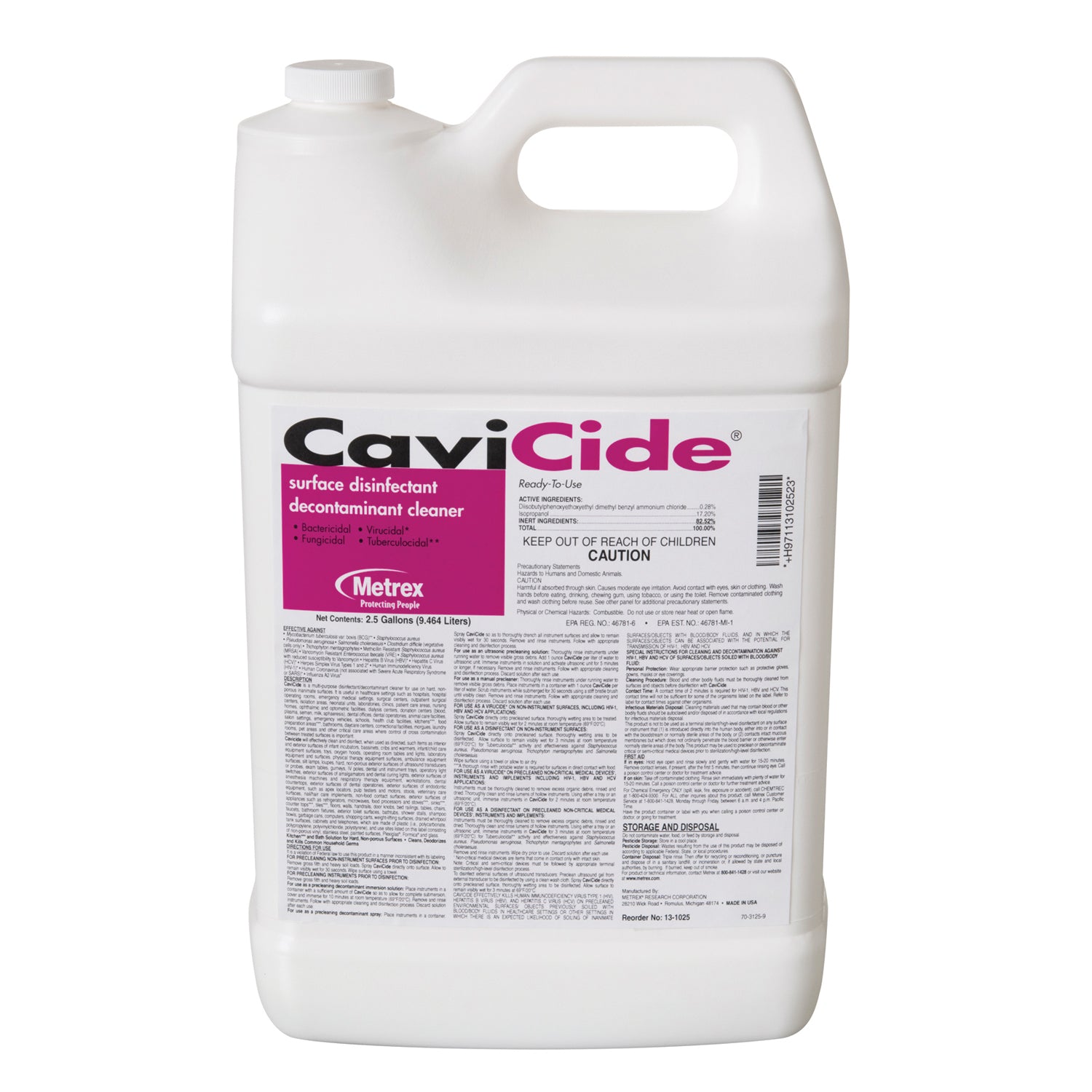 CaviCide 2_ Gallon, 2/cs (36 cs/plt) (US Only)