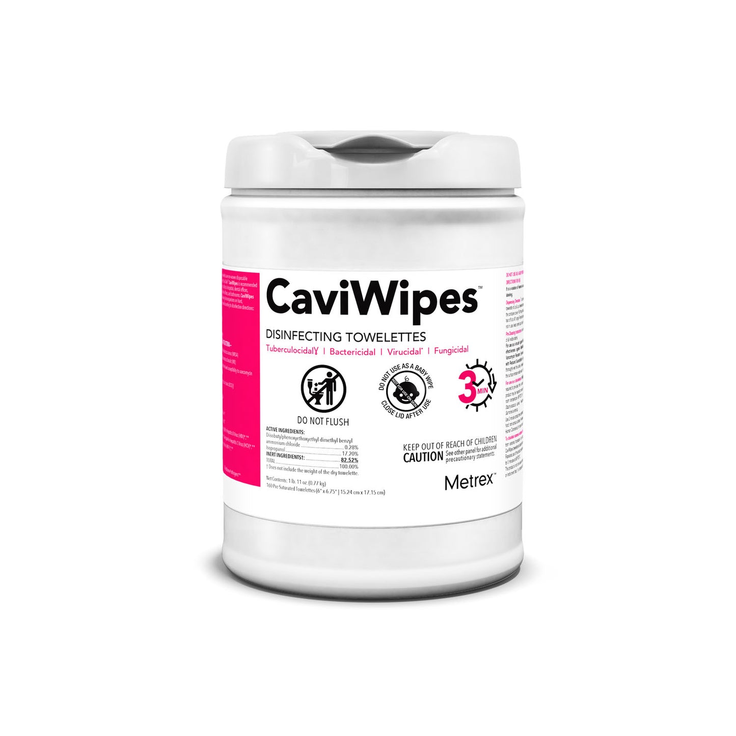 CaviWipes, 160 Wipes, 12 canisters/cs (40 cs/plt) (091263) (US Only)