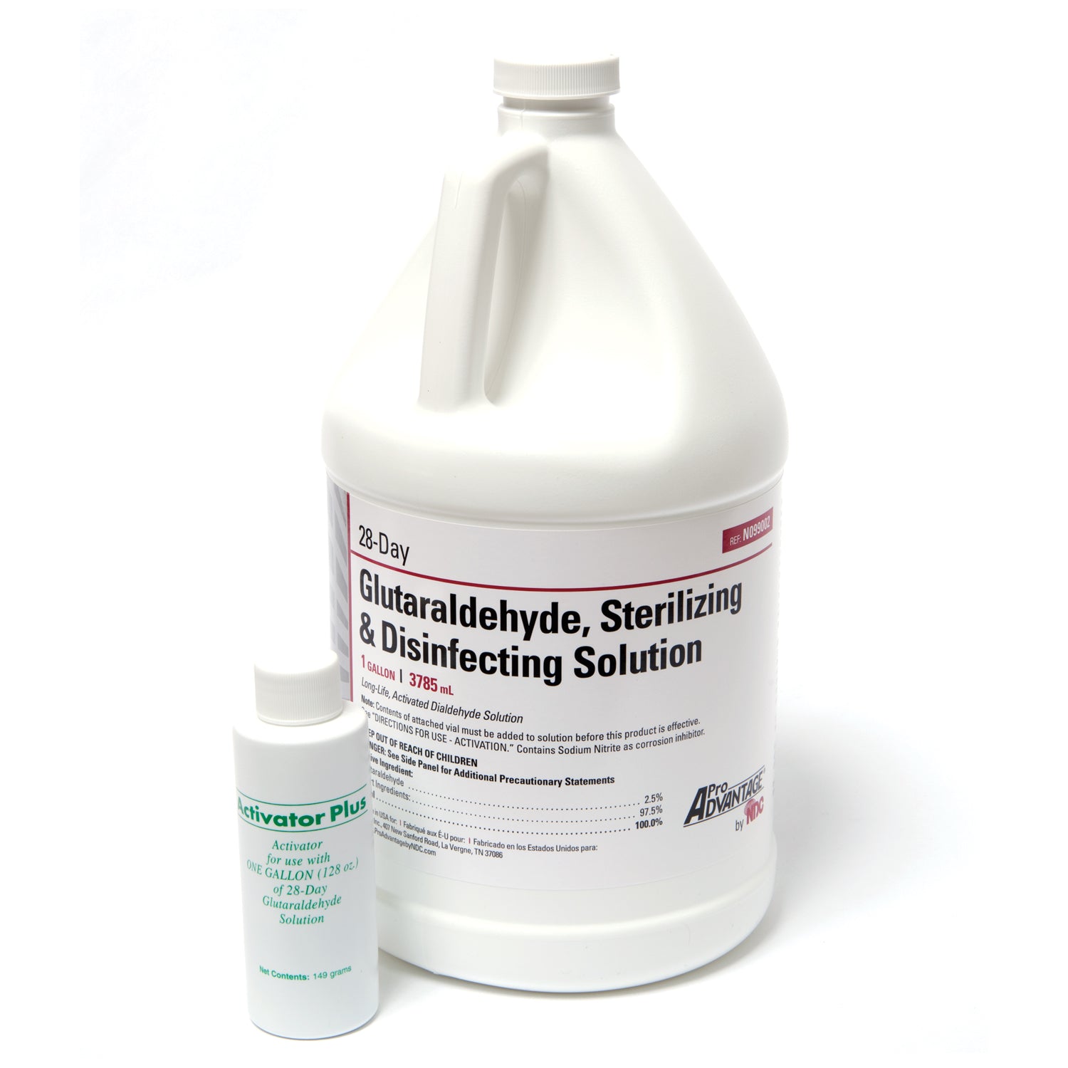 Glutaraldehyde Gallon, 2.8% Buffered Glutaraldehyde, 4/cs