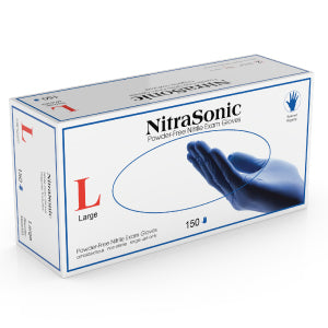 Exam Glove, Nitrile, Large, Powder-Free, Textured, 5ml Chemo & Fentanyl Tested, 150/bx, 10 bx/cs