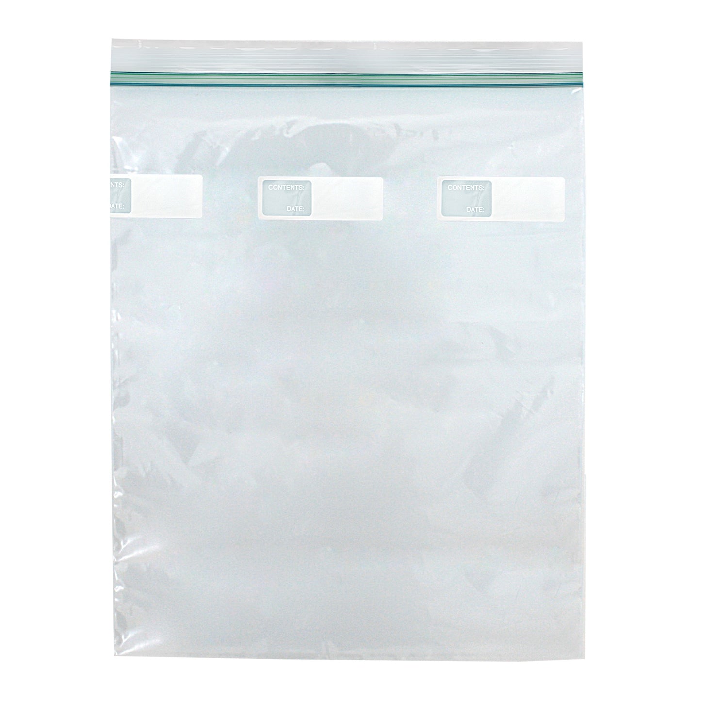 COLORZIP Double Zip Closure, 13 x 15.5, 2 Gallon Storage, 100/bx, 100bx/cs