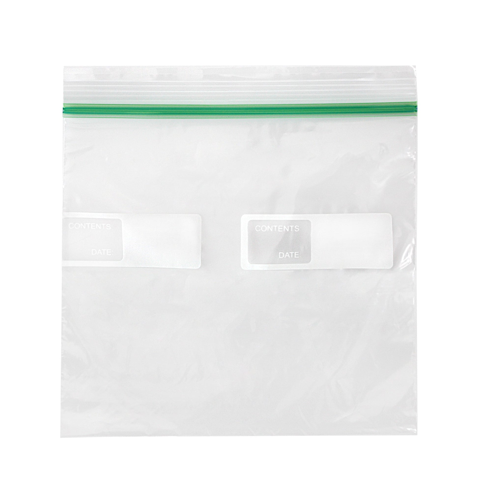 COLORZIP Single Zip Closure, Clear, 6.5 x 6, Sandwich, 1.15 Mil, 500/bx, 1 bx/cs