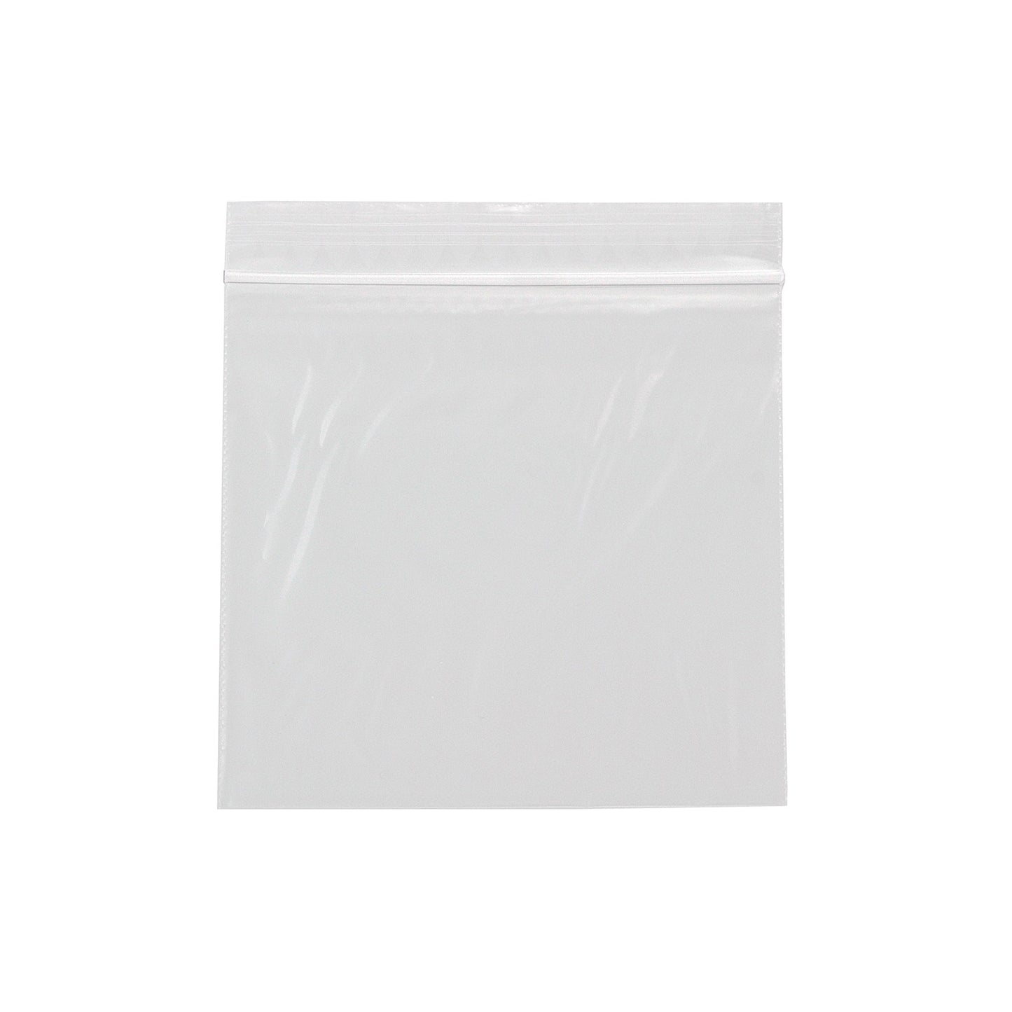 Reloc-Zippit Zip Closure Bags, 2 Mil, Clear, LDPE Film, Flat Pack, 5 x 5, 100/pk, 10 pk/cs