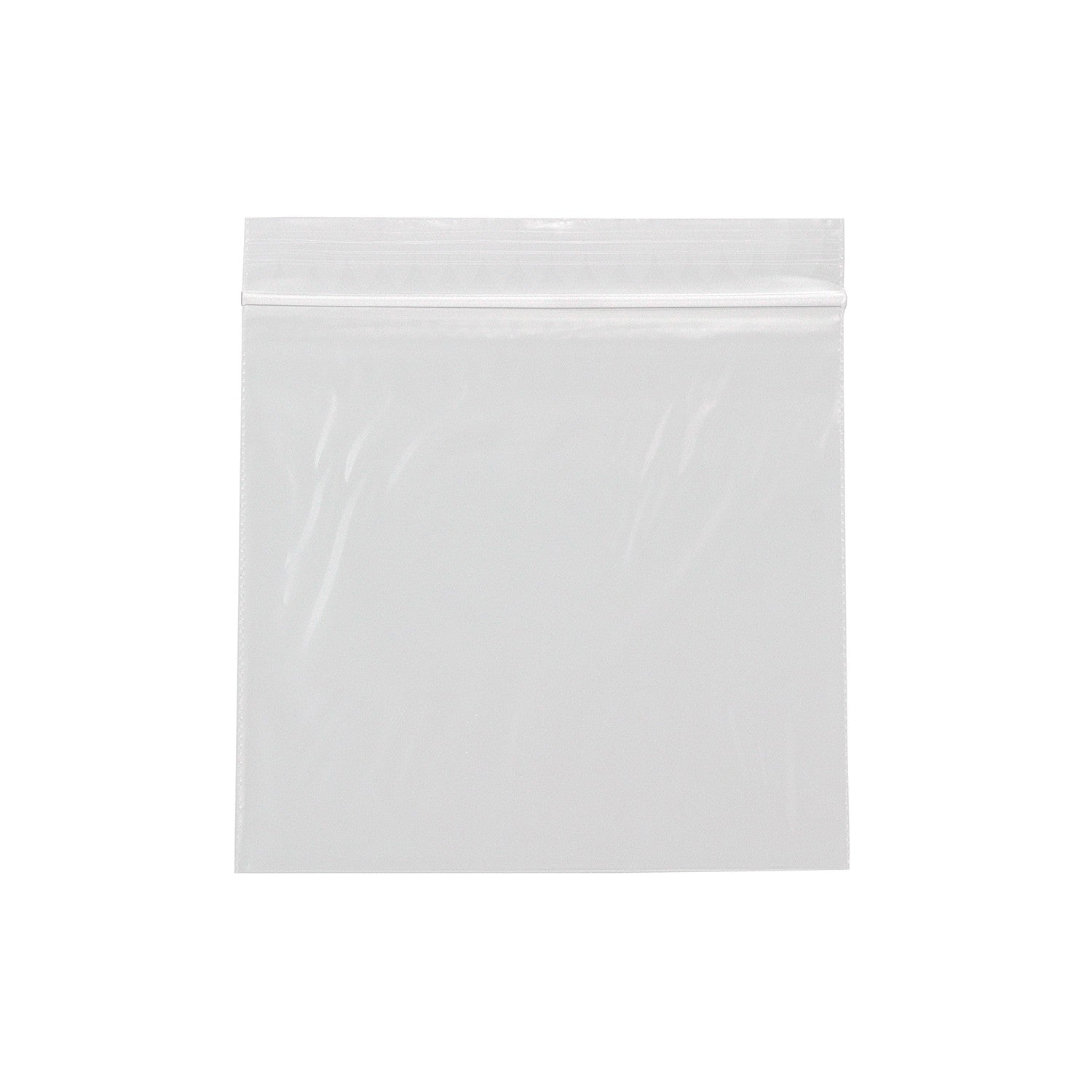 Reloc-Zippit Zip Closure Bags, 2 Mil, Clear, LDPE Film, Flat Pack, 5 x 5, 100/pk, 10 pk/cs