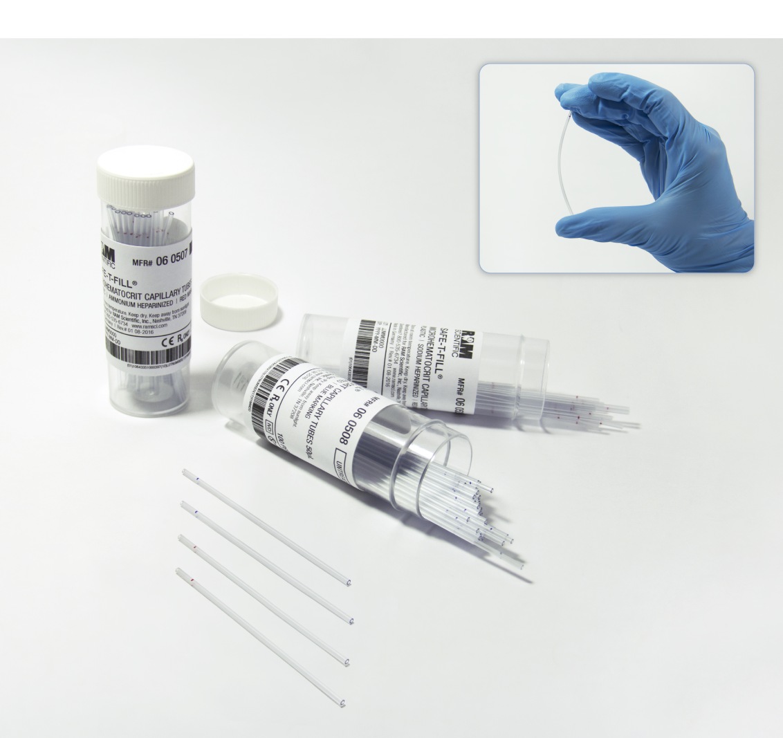 Micro Hematocrit Tubes, 75mm, 50L, Plain, 100/vial, 10 vial/pk (DROP SHIP ONLY)