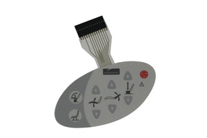 Switch Membrane, 647, Non-Programmable, Left (US Only) (DROP SHIP ONLY) (Delivery Info Sheet Required)