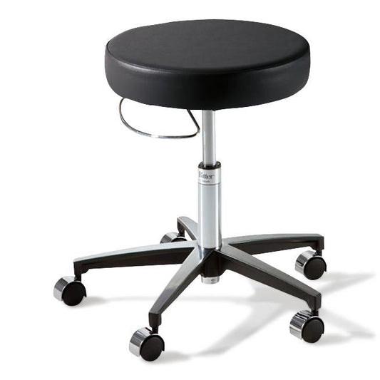 276 Basic Stool, Pneumatically Adjustable, Hand Release, Glides, UltraFree Obsidian (US Only) (DROP SHIP ONLY) (Delivery Info Sheet Required)