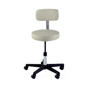 271 Basic Stool w/ Back, Manually Adjustable, Stone (US Only) (DROP SHIP ONLY) (Delivery Info Sheet Required)