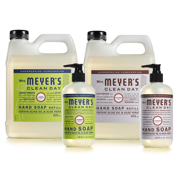 Mrs. Meyer's Clean Day Liquid Hand Soap, Lavendar, 12.5floz, 6/cs