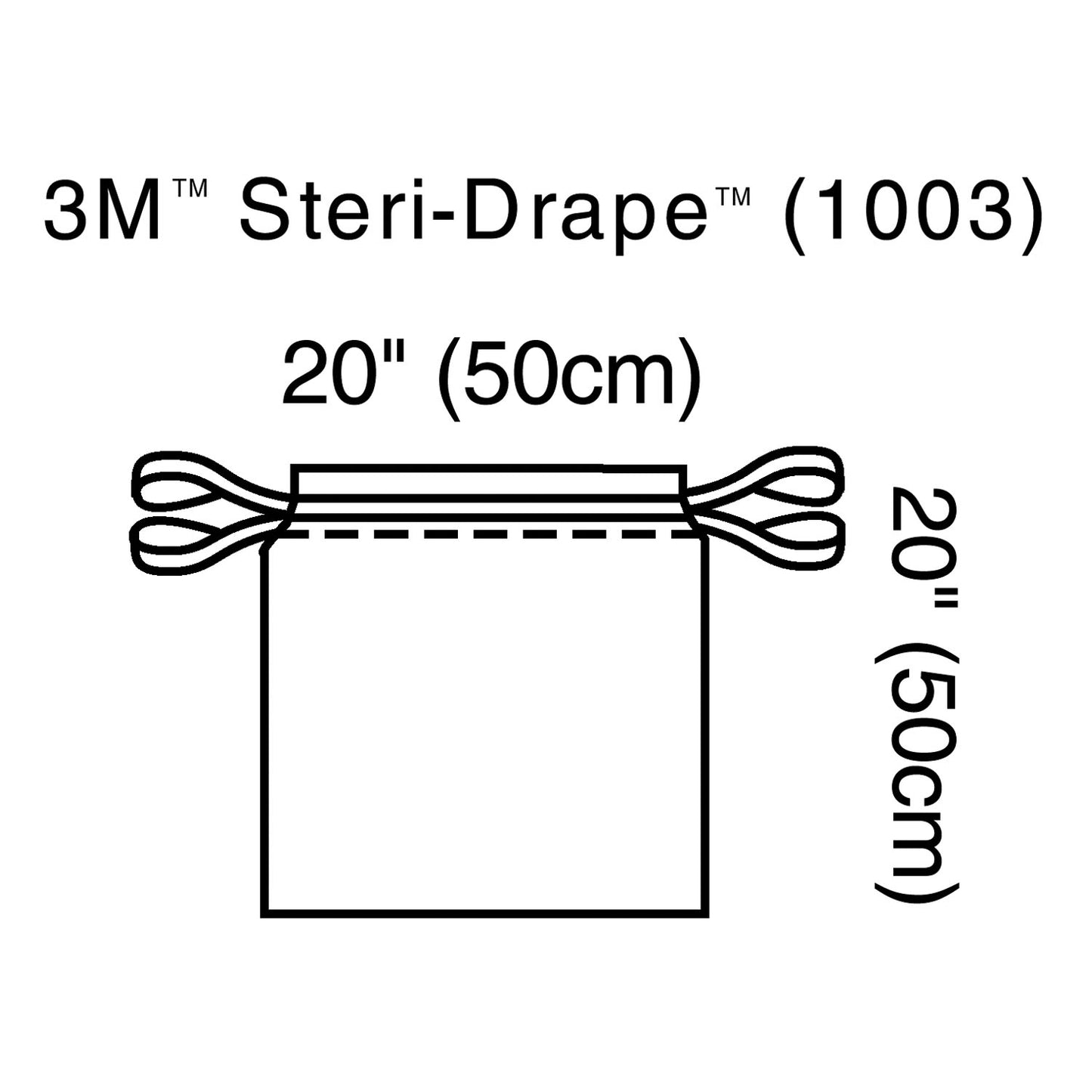 Isolation Bag, Drawstring Closure, 20" x 20", 10/bx, 4 bx/cs
