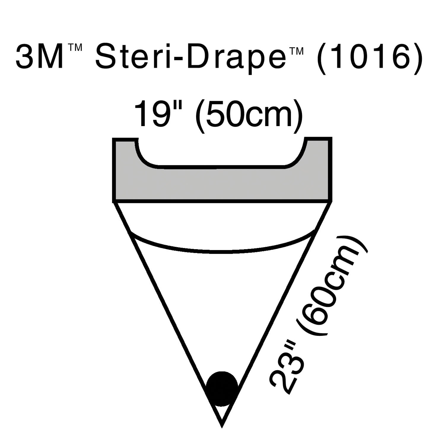 Irrigation Pouch, Adhesive Strip & Exit Port, 19" x 23", 10/bx, 4 bx/cs
