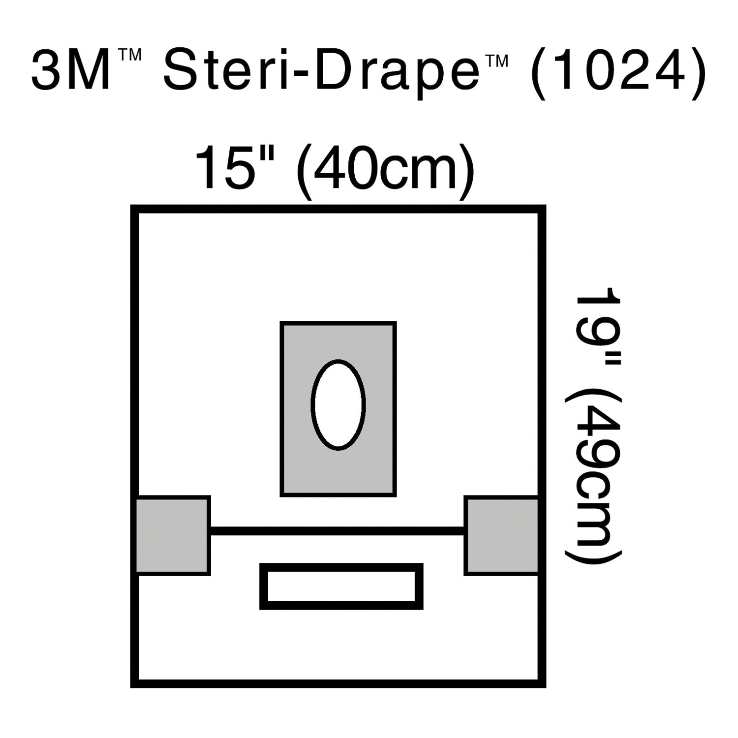 Small Drape with Adhesive Aperture & Pouch, 15" x 19", 2 Adhesive Patches, Fluid Collection Pouch, 10/bx, 4 bx/cs (Continental US+HI Only)