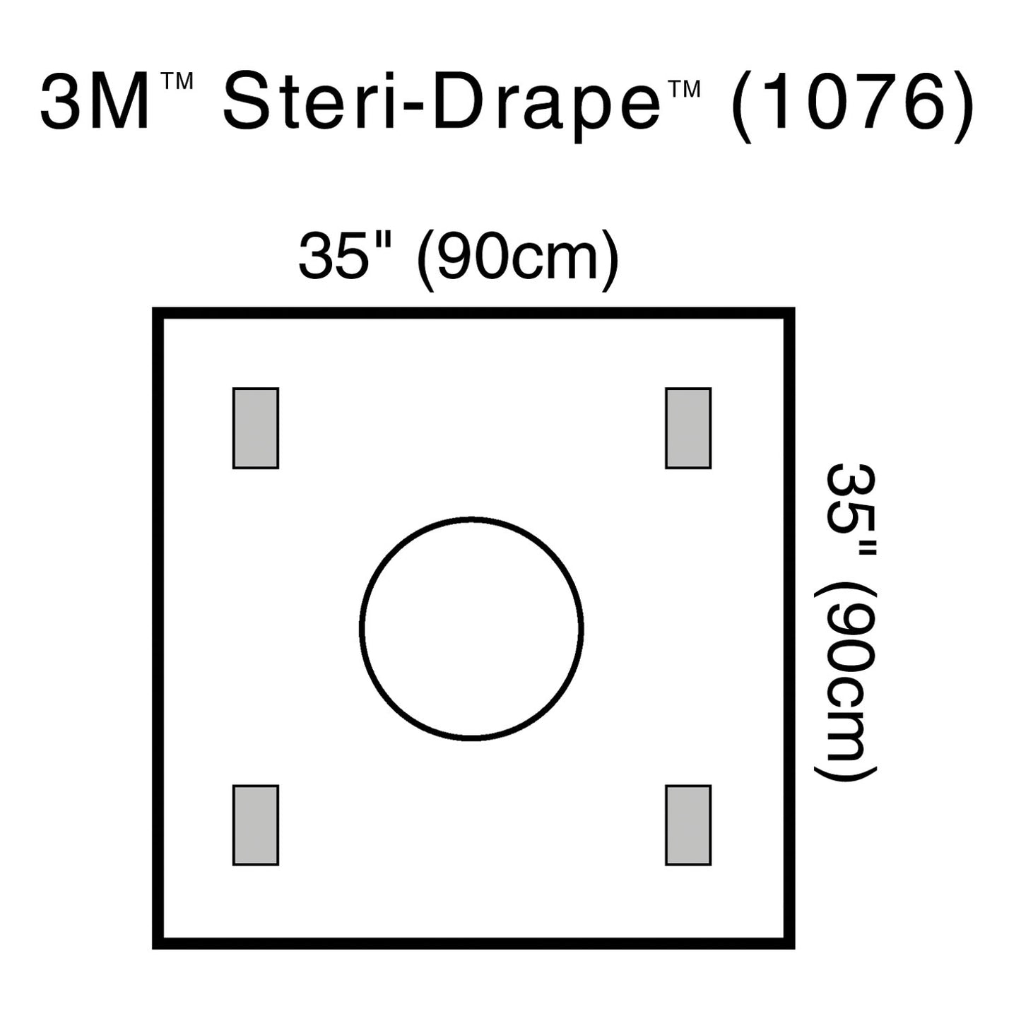 Steri-Drape Wound Edge Protector, 4 Adhesive Patches, 10/bx, 4 bx/cs (Continental US+HI Only)