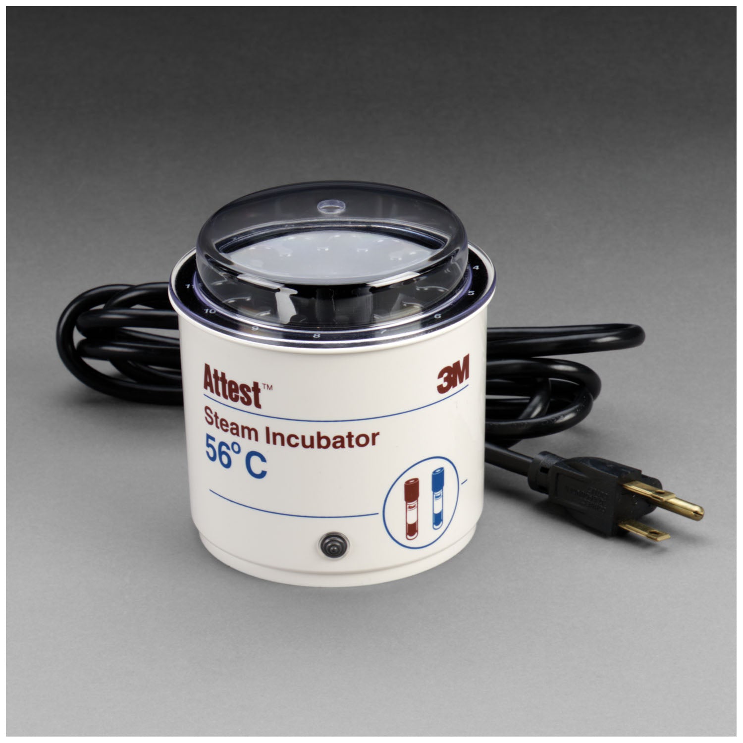 14-Vial (round) Incubator, 56C Steam, 120 Nominal Voltage Required, 90-132V Acceptable (Continental US+HI Only)