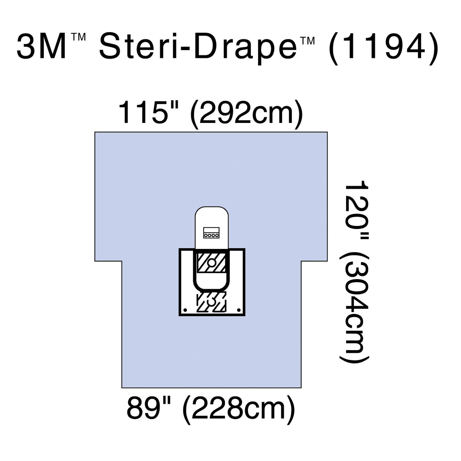 Arthroscopy Sheet, Fluid Collection Pouch, 89" x 120", 2 Exit Ports, Tube & Cord Organizer, 3M Biocade Fabric, 5/cs (Continental US+HI Only)