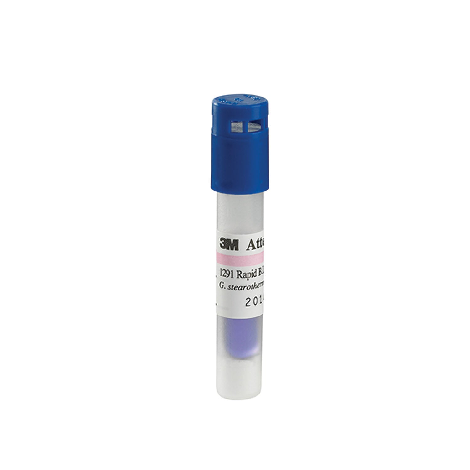 Rapid Readout for Steam 270F/ 132C Gravity Displacement Sterilizers, 1 Hour Readout, Blue Cap, 50/bx, 4 bx/cs (Continental US+HI Only)
