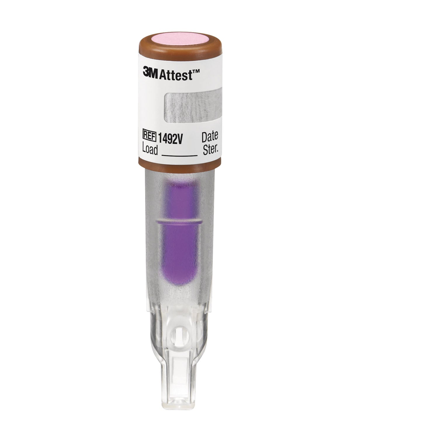 Super Rapid Readout Biological Indicator, 24-Minute Readout for 132C (270F), 3 or 4-Minute and 135C (275F) 3-Minute Steam Sterilization Cycles, Brown Cap, 50/bx, 4 bx/cs (Continental US+HI Only)