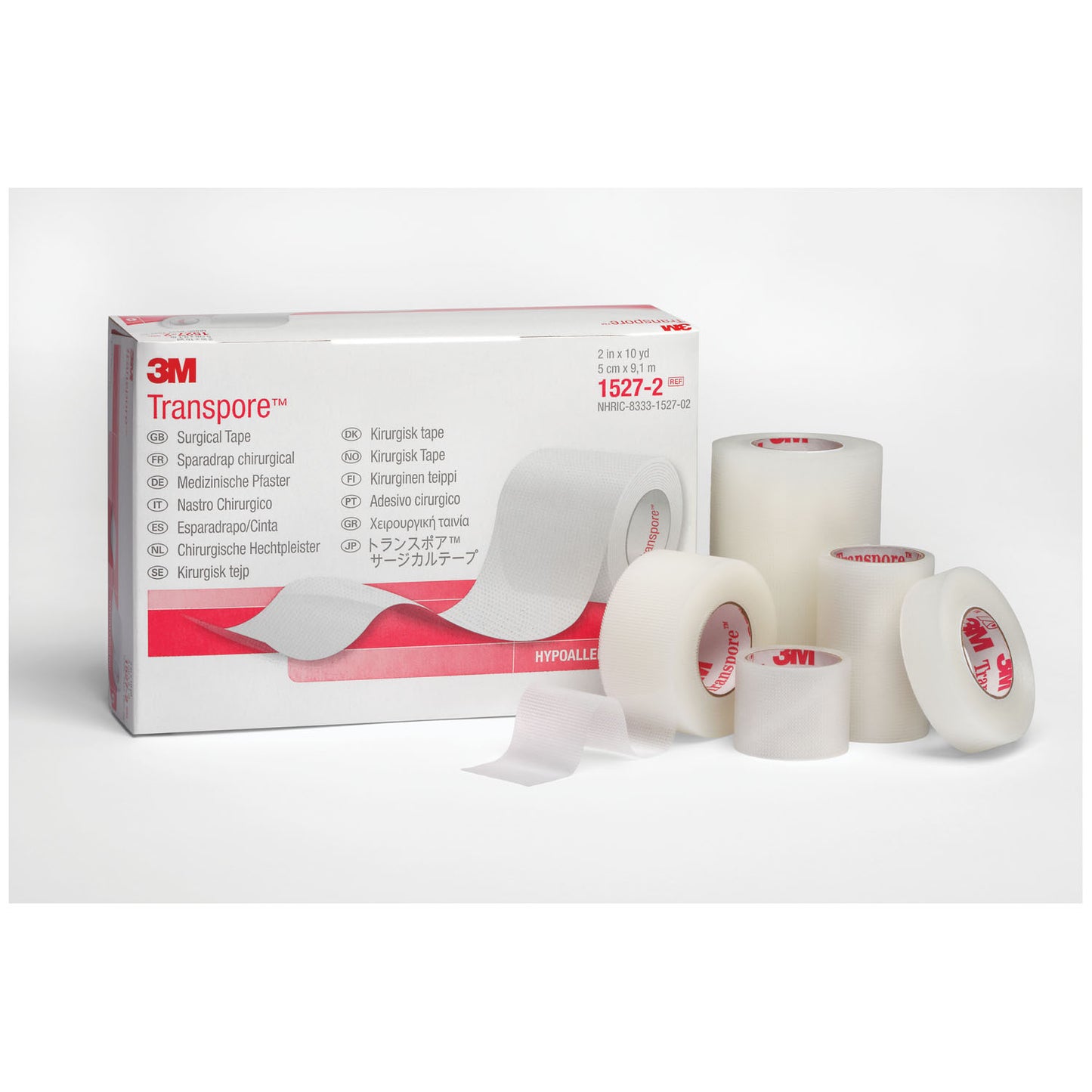 Surgical Tape, 2" x 10 yds, Transparent, 6 rl/bx, 10 bx/cs (021221) (Continental US+HI Only)