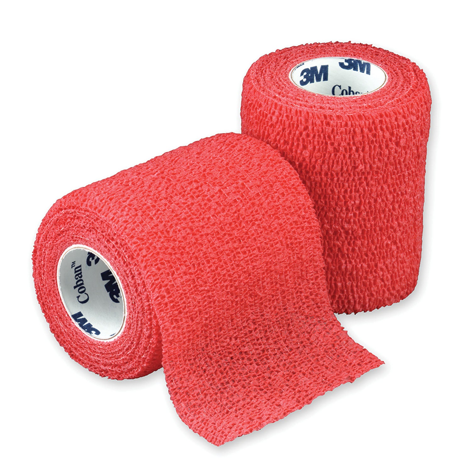 Self-Adherent Wrap, 3" x 5 yds, Red, 24/cs (Continental US+HI Only)