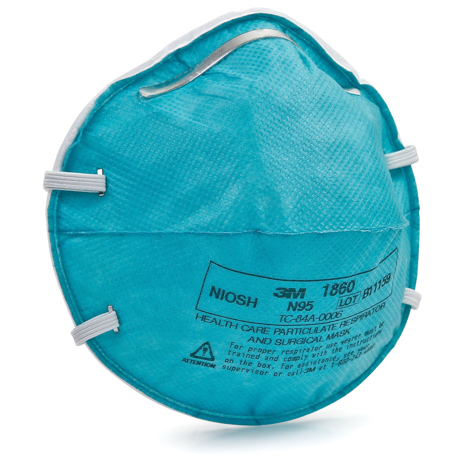 Regular Particulate Respirator Mask Cone Molded, 20/bx, 6 bx/cs (Minimum Expiry Lead is 90 days) (Item is Non-Returnable) (Continental US+HI Only) ( Item is Non-Returnable) (Item on Manufacturer Backorder - Inventory Limited when Available)