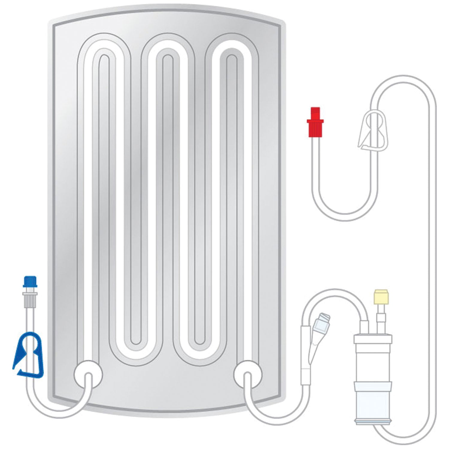 Pediatric/ Neonate Disposable Warming Set with Fluid Aspiration Port, 10/cs (Continental US+HI Only)