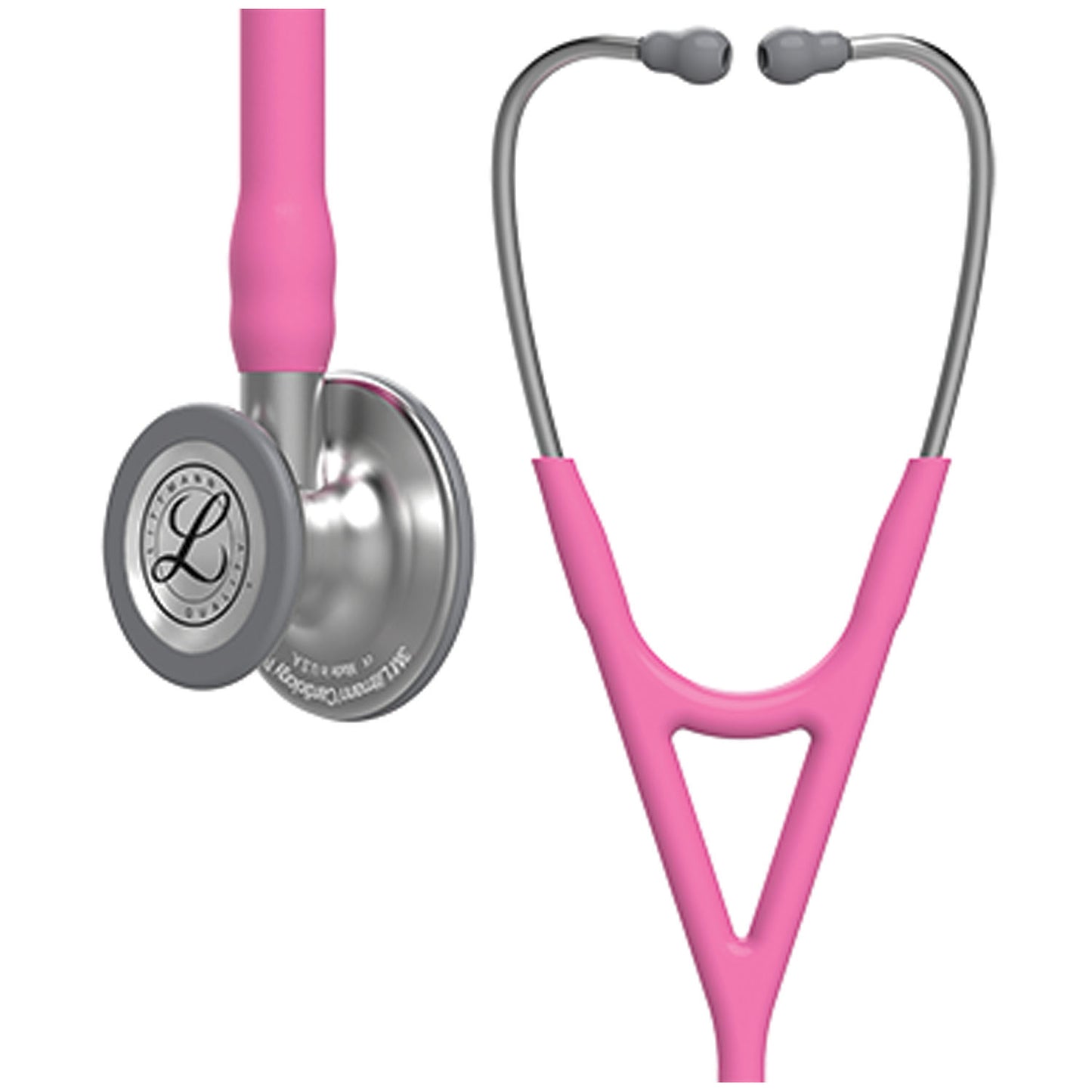 Stethoscope, Standard Finish Chestpiece, Rose Pink Tube, 27", Special Edition Breast Cancer (Continental US+HI Only) (Littmann items are only available for sale online by distributors authorized by 3M Littmann)