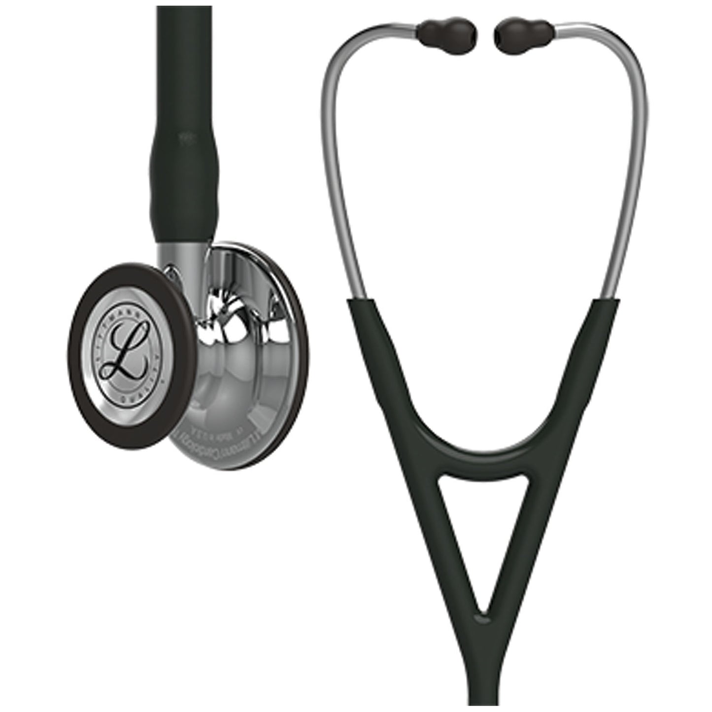 Stethoscope, Mirror Finish Chestpiece, Black Tube, 27" (Continental US+HI Only) (Littmann items are only available for sale online by distributors authorized by 3M Littmann)