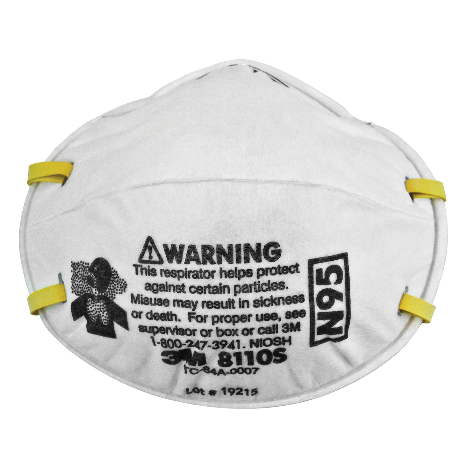 Particulate Respirator, N95, Disposable, 20/bx, 8 bx/cs (Continental US+HI Only)