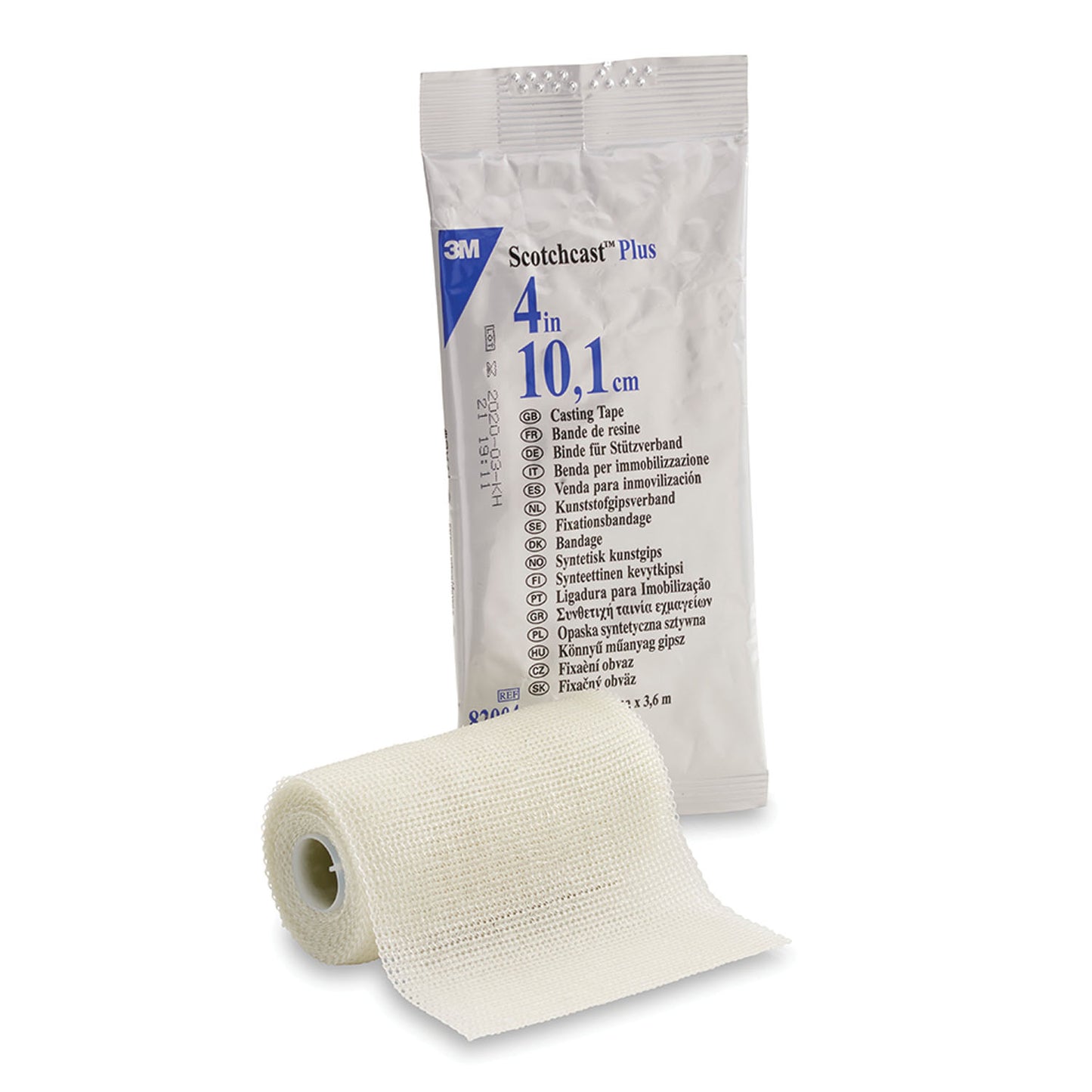 Plus Casting Tape, Standard, 4" x 4 yds, White, 10/cs (Continental US+HI Only)