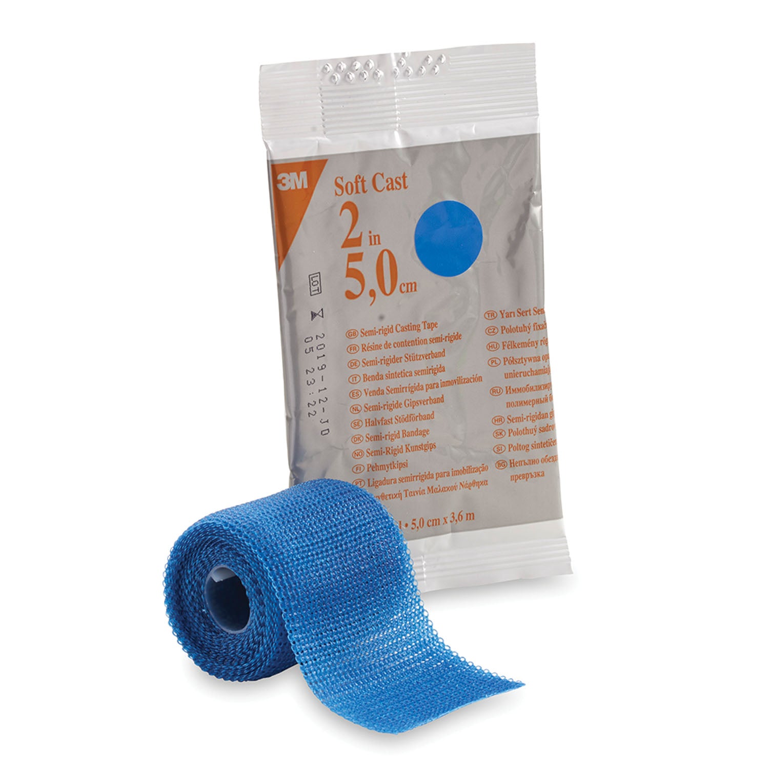 Soft Casting Tape, Blue, 2" x 4 yds, 10/cs (Continental US+HI Only)
