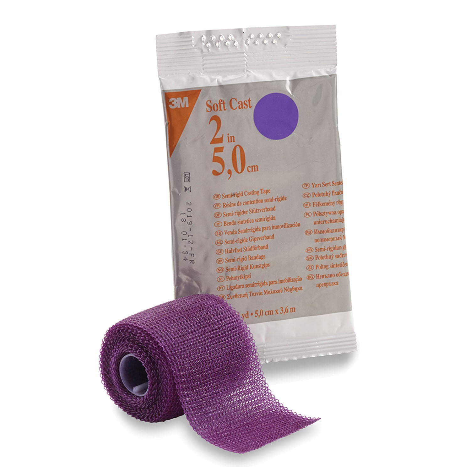 Soft Casting Tape, Purple, 2" x 4 yds, 10/cs (Continental US+HI Only)