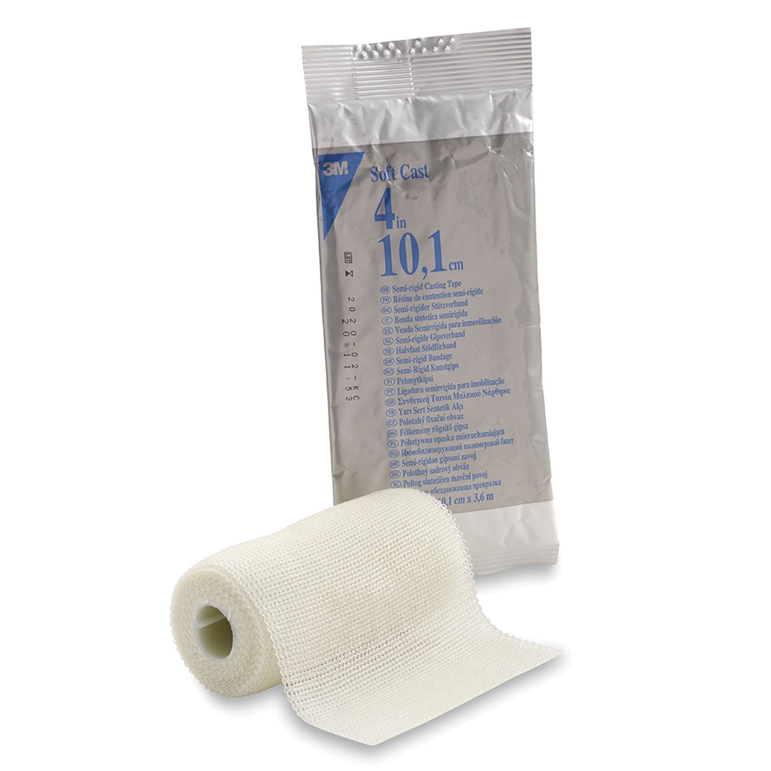 Soft Casting Tape, White, 4" x 4 yds, 10/cs (Continental US+HI Only)
