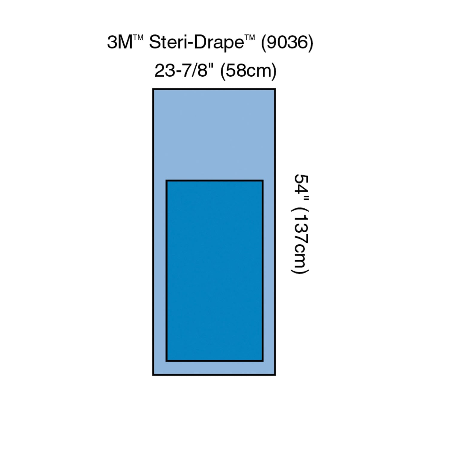 Steri-Drape Mayo Stand Cover, 23" x 54", 60/bx, 4 bx/cs (Continental US+HI Only)