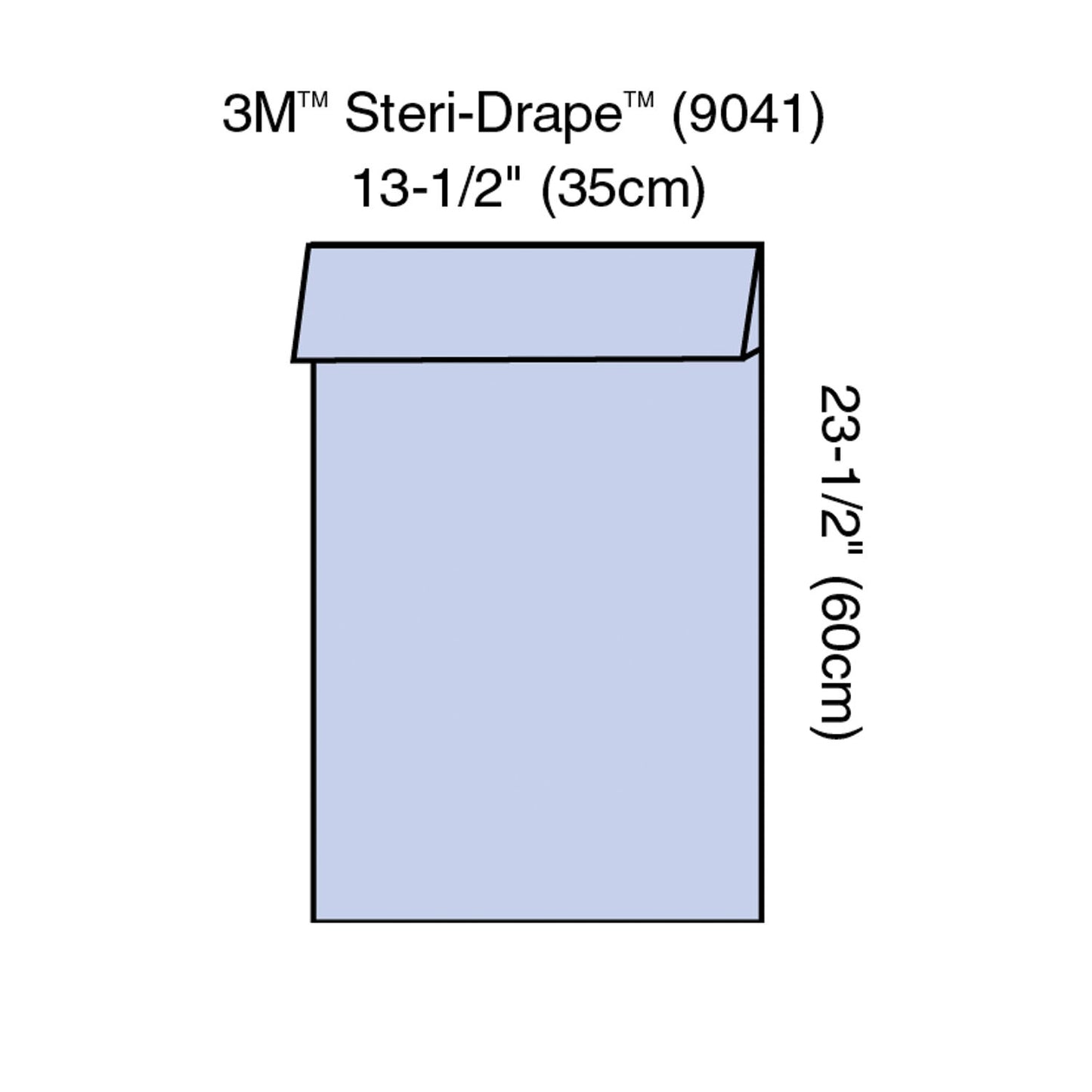 Steri-Drape Extremity Cover, 13_" x 23_", Absorbent Impervious Material, 50/bx, 4 bx/cs (Continental US+HI Only)