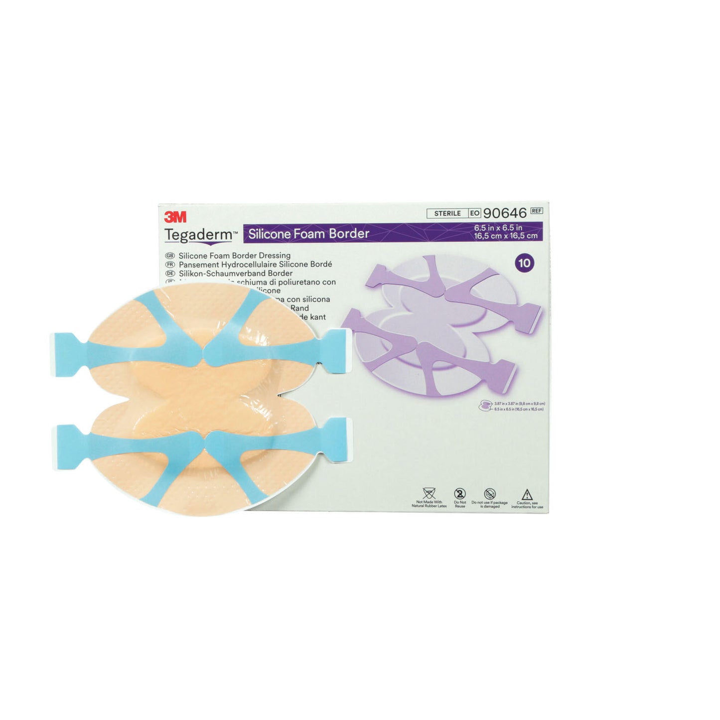 Heel & Contour Dressing, 6" x 6", 5/bx, 4 bx/cs (Continental US+HI Only) (Item is Short-Dated & Non-Returnable)