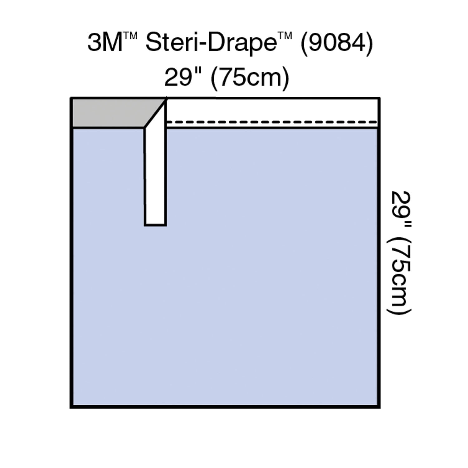 Steri-Drape Adhesive Towel Drape, 29" x 29", Absorbent Impervious Material, 40/bx, 4 bx/cs (Continental US+HI Only)