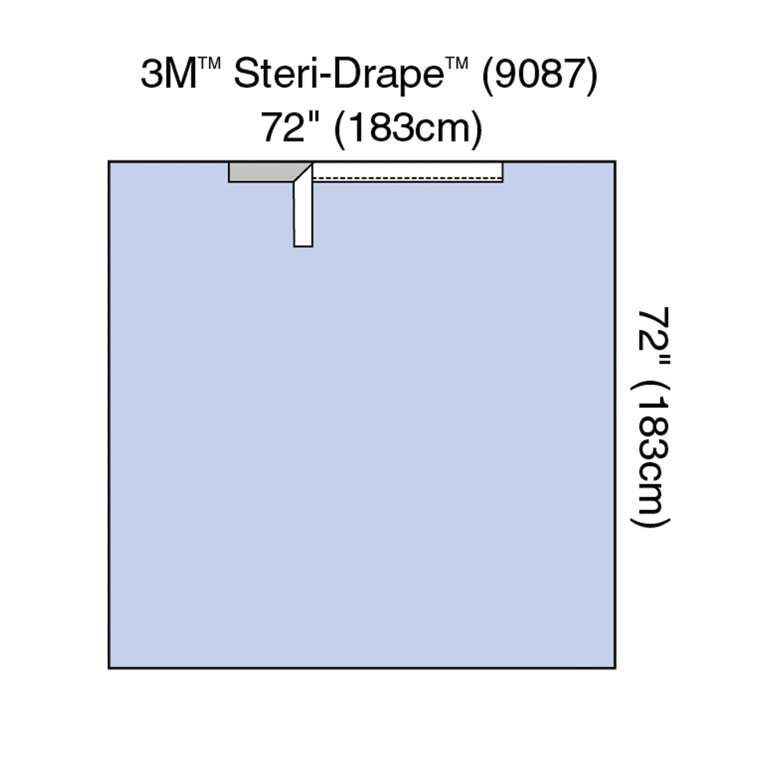 Steri-Drape Adhesive Drape Sheet, 72" x 72", Absorbent Impervious Material, 25/bx, 2 bx/cs (Continental US+HI Only)
