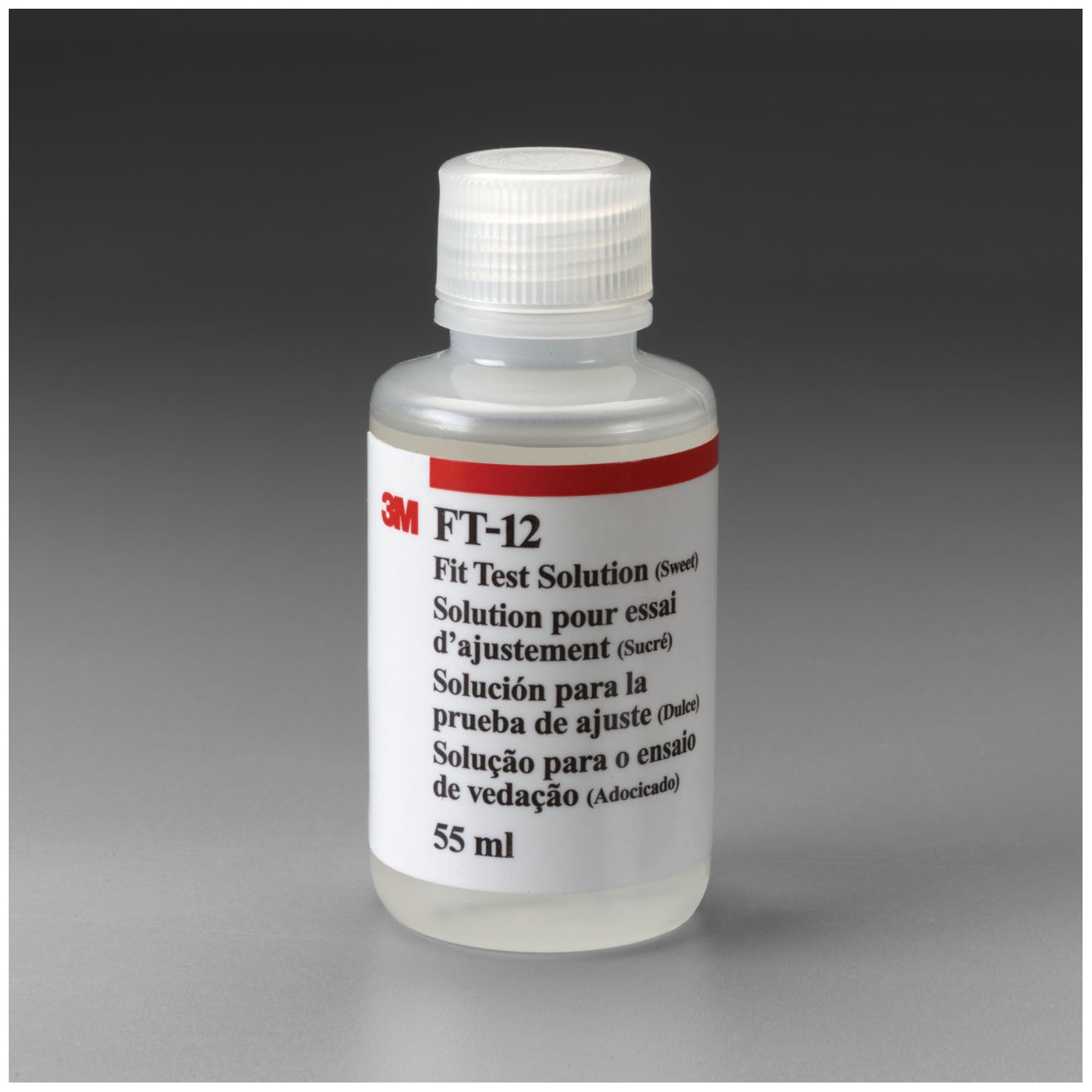 Fit Test Solution, Sweet, 55ml Bottle, 6/cs (Continental US+HI Only)