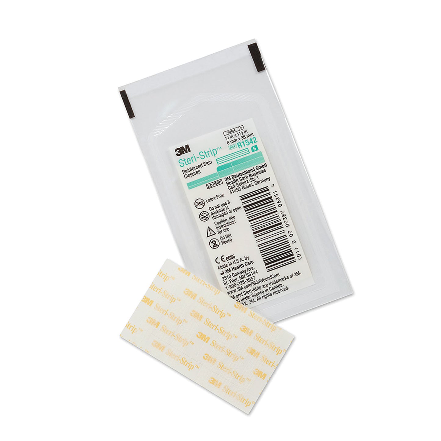 Reinforced Skin Closure, _" x 1_", 6 strips/env, 50 env/bx, 4 bx/cs (Continental US+HI Only)