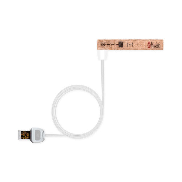 RD SET Adt CS-3, Infant SpO2 Adhesivie Sensors, 3ft Cable, Single Patient Use, Non-Sterile (Parameters Supported: SpO2, PR, Pi, RRp, Pvi) (Use 4046 Replacement Tape) 20/bx (Rx) (Continental US & Puerto Rico Only)