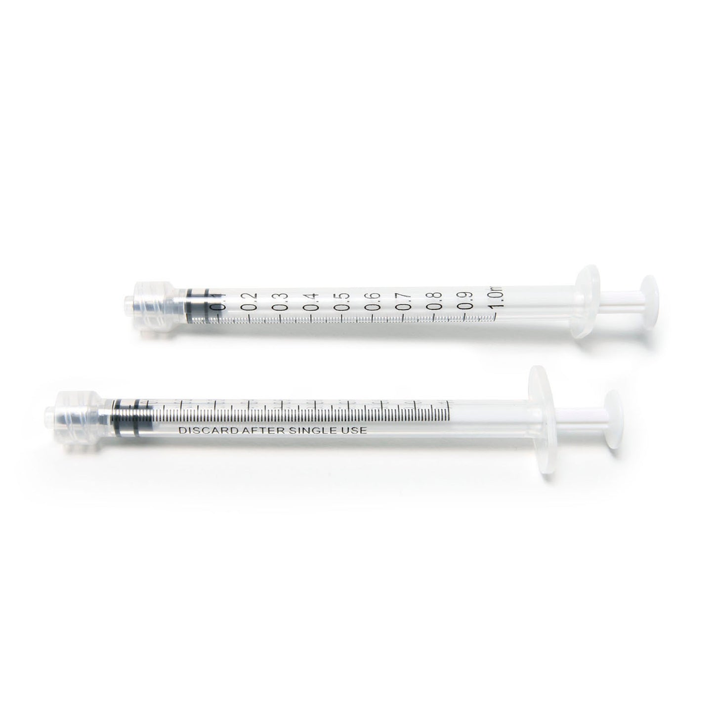Hypodermic Standard Syringe, Disposable, 1mL (Low Dead Space) 100/bx, 20 bx/cs