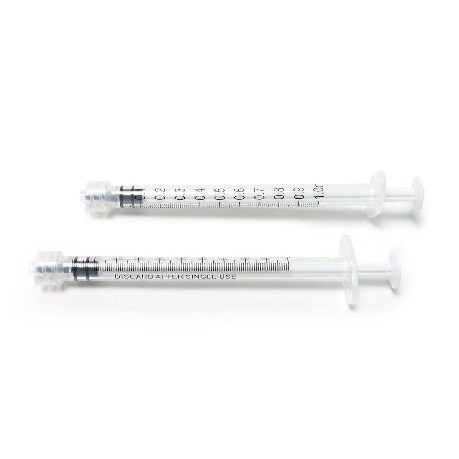 Hypodermic Standard Syringe, Disposable, 1mL (Low Dead Space) 100/bx, 20 bx/cs