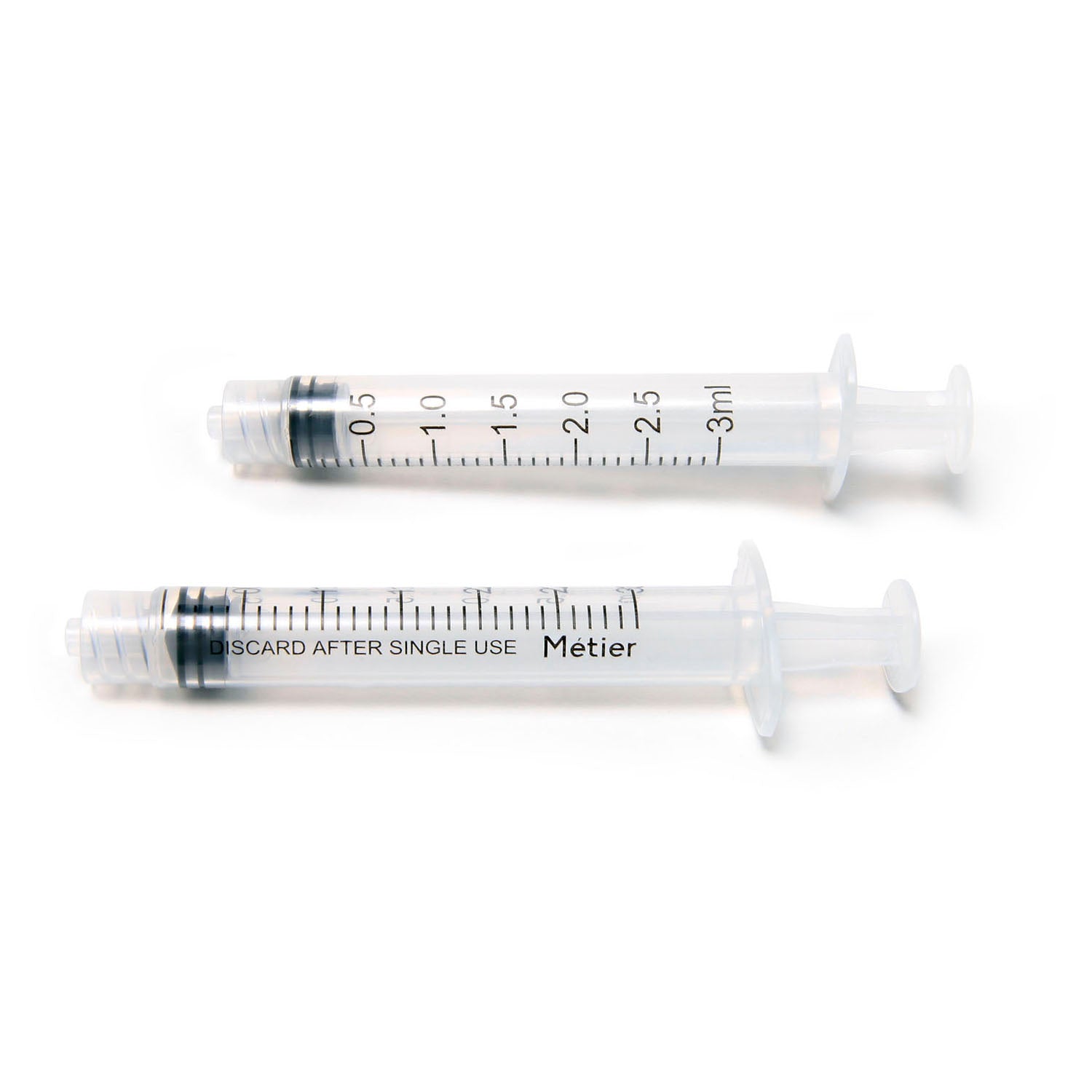 Hypodermic Standard Syringe, Disposable, 3mL, 100/bx, 24 bx/cs