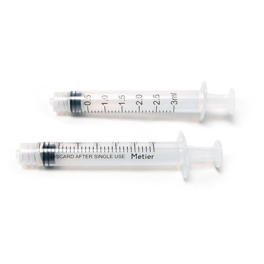 Hypodermic Standard Syringe, Disposable, 3mL, 100/bx, 24 bx/cs